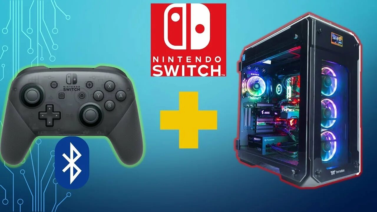 Connect The Switch Pro Controller to a Gaming PC Wirelessly - YouTube