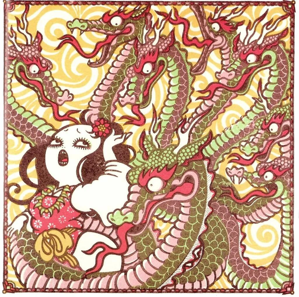 ямато но ороти змей. ямато но орочи. восьмиглавый змей ямата-но ороти. восьмиглавый дракон ороти. японский дракон ямата-но ороти.