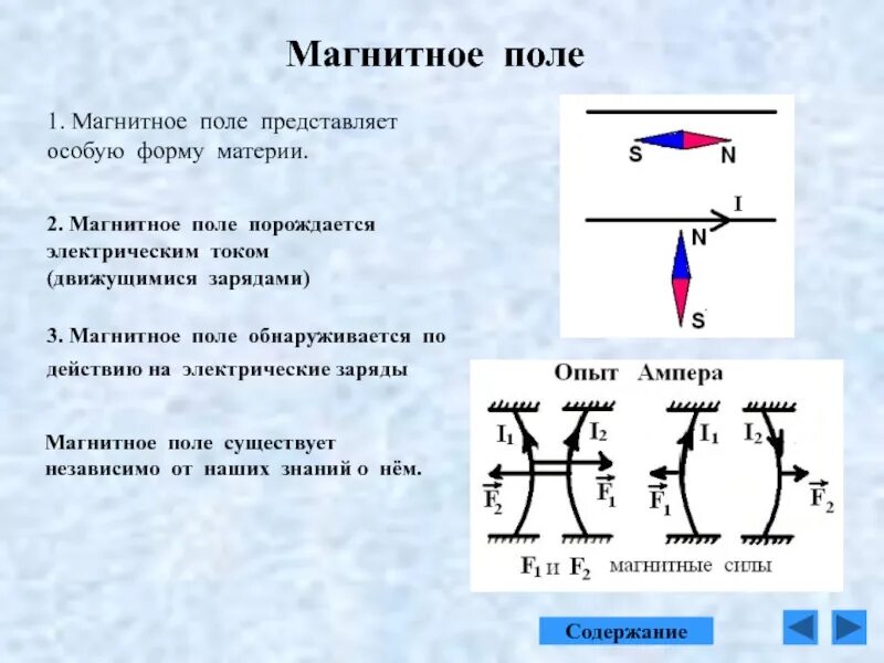 Магнитное поле физика 8 класс конспект кратко