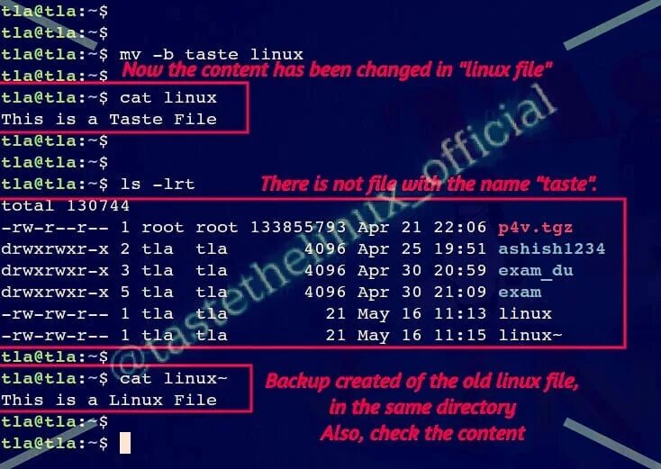 Mv linux. Mv linux