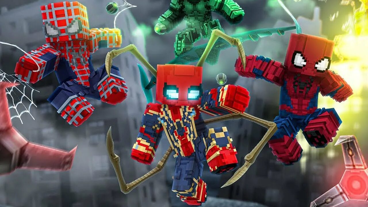 Мод fisk superheroes. Человек паук Fisk Superheroes майнкрафт. Аддон для мода Fisk's Superheroes на Венома. Шапка канала Minecraft с человеком пауком. Аддон на железного паука из нет пути домой для Fisk Superheroes.