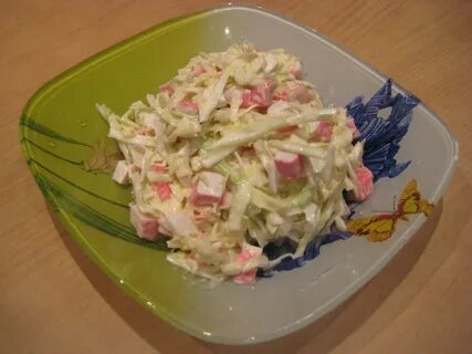 Крабовый с капустой белокочанной