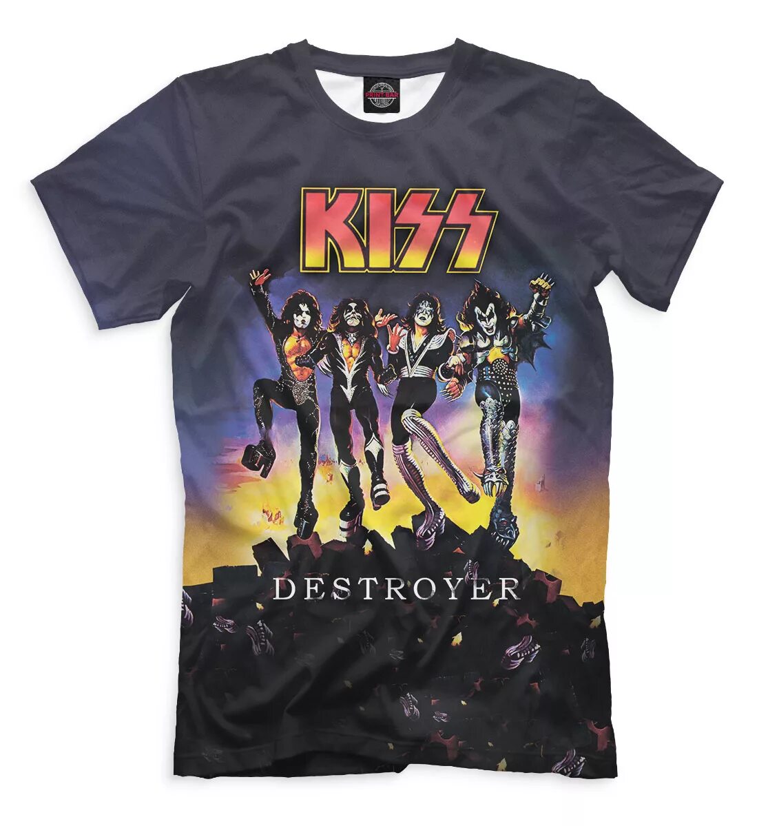 Футболка Kiss Destroyer 76. Футболка Kiss. Футболка с принтом Kiss. Майка Kiss.