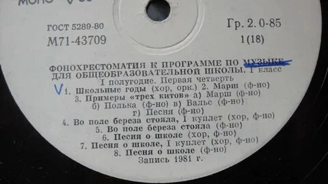 Фонохрестоматия 5 класс