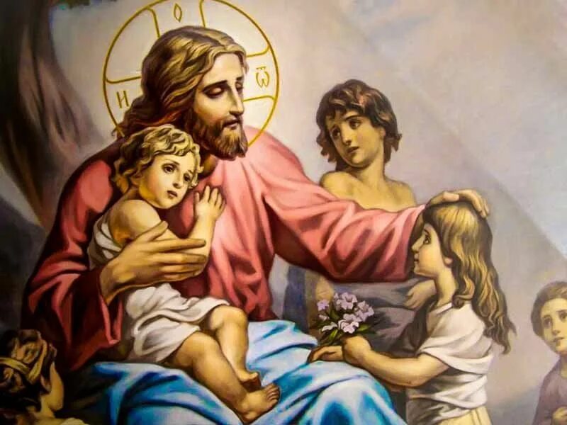 Иисус христос христианин. Иисус Христос и дети икона православная. Благословение Иисуса Христа икона. Иисус Христос благословляет детей. Благословение детей Иисусом Христом.