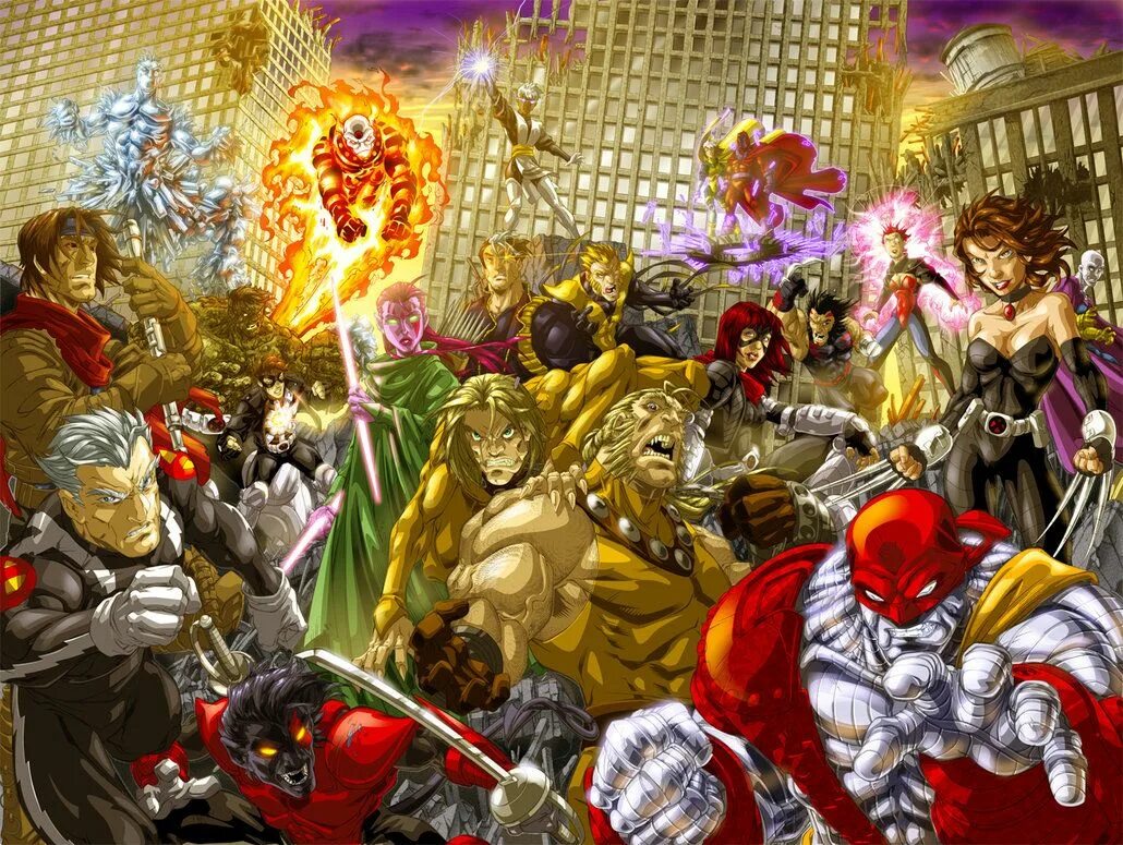 Росомаха эра апокалипсиса. Всадники апокалипсиса люди икс. Люди икс эра апокалипсиса комикс. Age of apocalypse. Апокалипсис люди икс комикс.