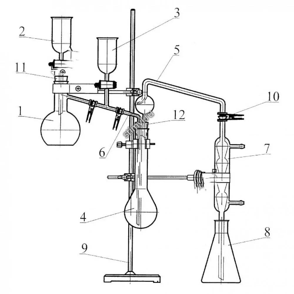 Перегонка аммиака. Аппарат для отгонки аммиака АБП ТС без штатива. Аппарат для отгона аммиака. Аппарат Парнаса-Вагнера аппарат для перегонки аммиака. Аппарат Кьельдаля.
