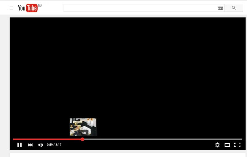 Youtube черный экран