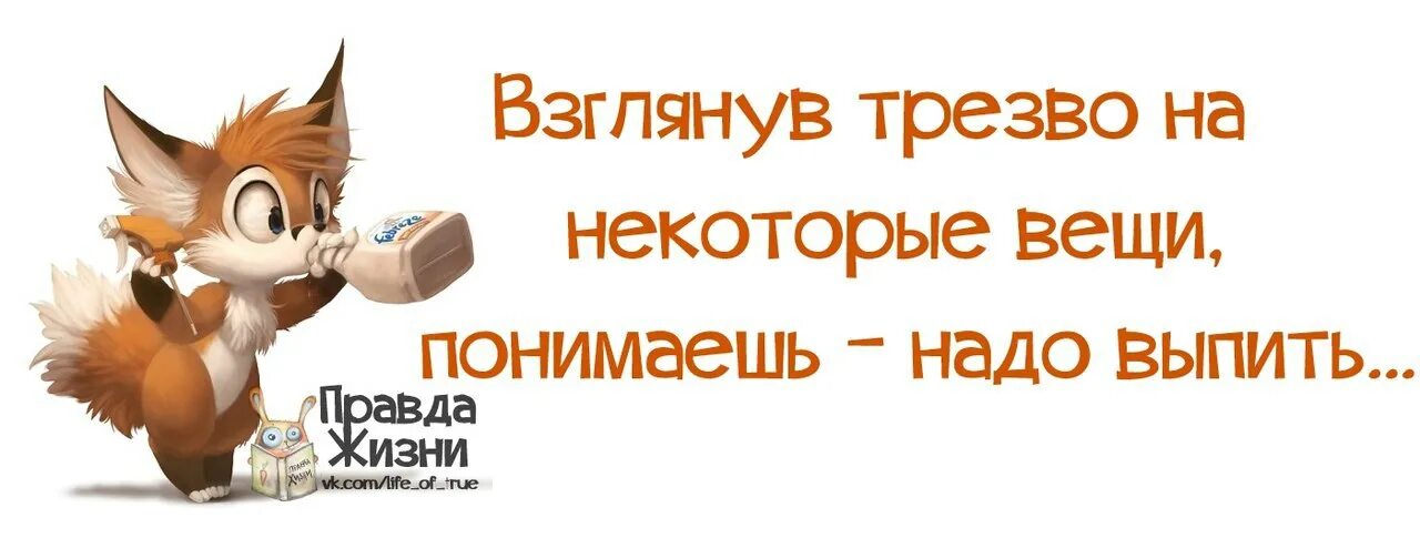 Хотя в некоторых случаях. Взглянув трезво на некоторые вещи понимаешь надо выпить. Правда жизни надпись. Надо срочно выпить. Взглянув трезво на некоторые вещи.