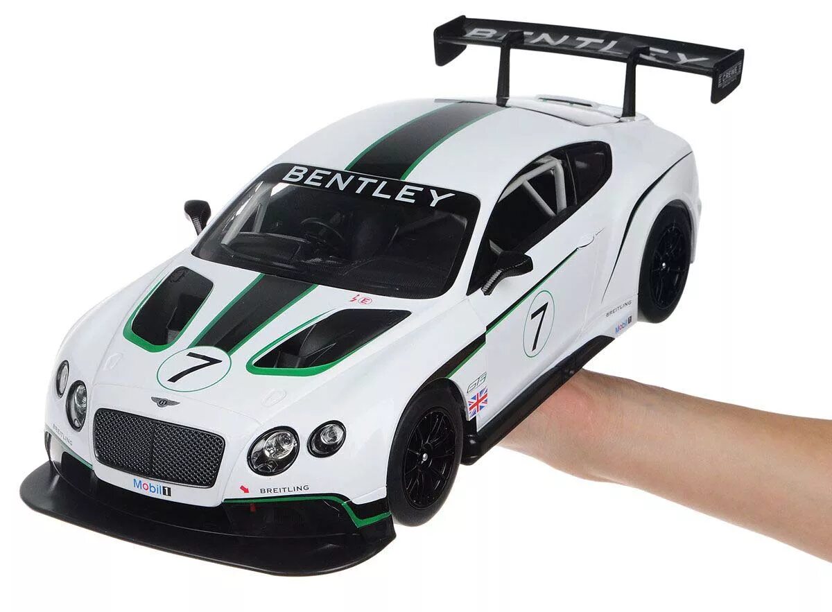 Радиоуправляемая машинка Rastar Bentley Continental gt3, 1:14. Машинка на радиоуправлении Bentley Continental. Машина р/у Rastar Bentley Continental gt3 арт 088583. Бентли gt3 моделька.