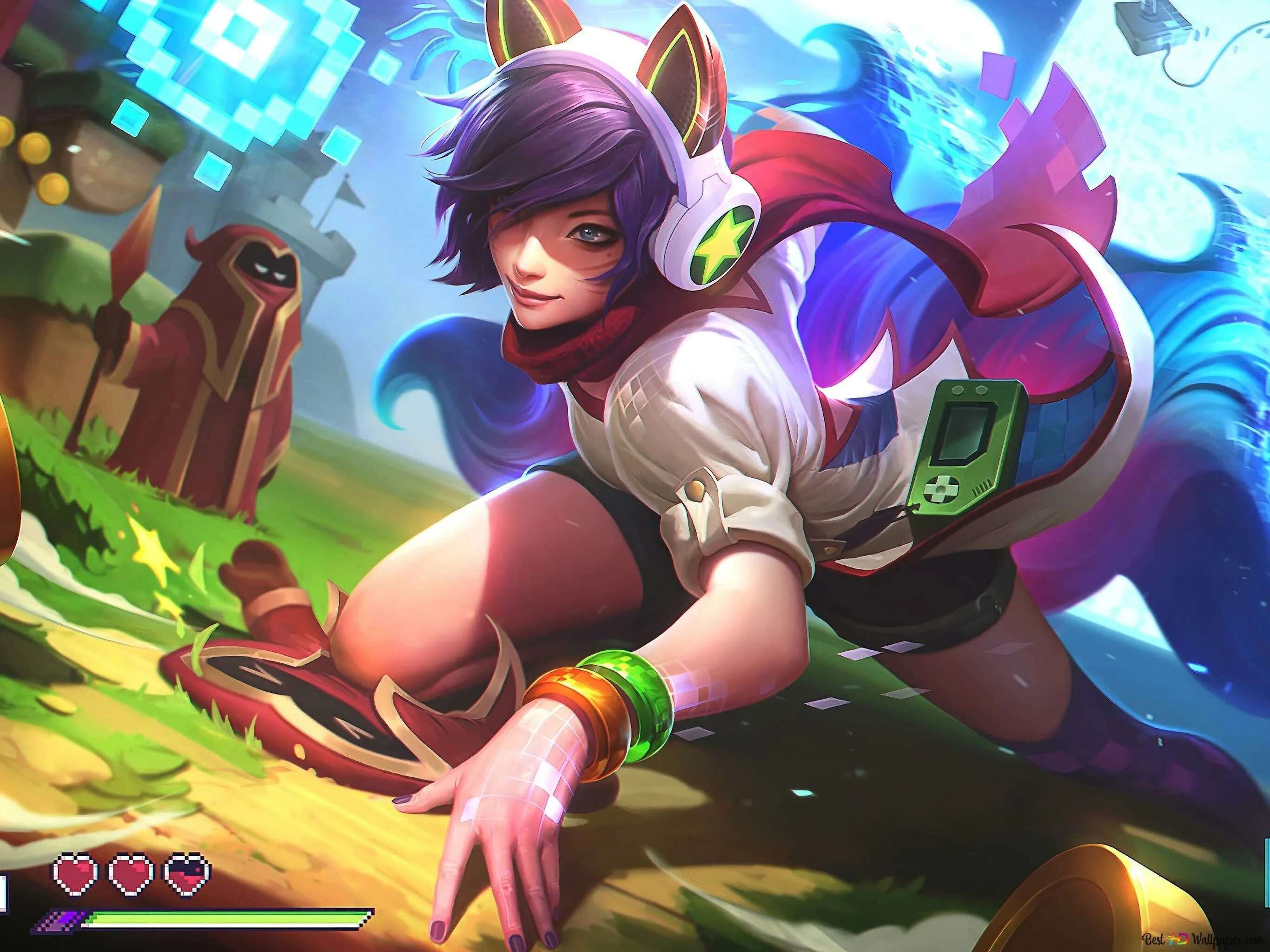 League of Legends аркадная Ари. Лига легенд аркадные скины. League of Legends Ahri аркадная. Ари лига легенд Сплэш.