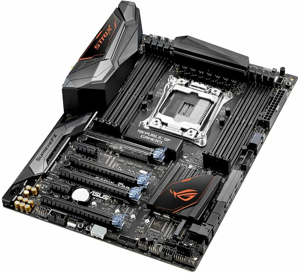 ASUS 2011 v3 x99. ASUS LGA 2011 v3. ASUS ROG Strix x99 Gaming. Материнская плата x99 lga2011-3. Купить хорошую материнскую