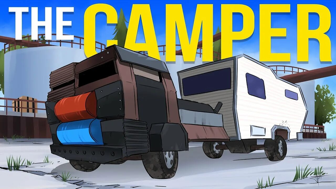 Кемпер раст. Camper rust. дор кемпер раст. кемпер модуль в расте. roof camper rust.