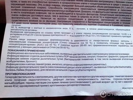 Азитромицин побочные действия у женщин