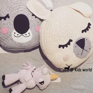 Вязание подушки игрушки