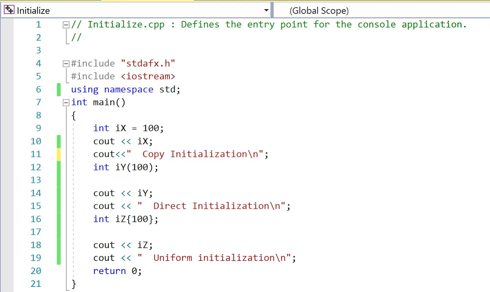 Using variable c. Cout в c++. Return c++. Дескриптор это c++. Stdafx.h c++ как подключить.