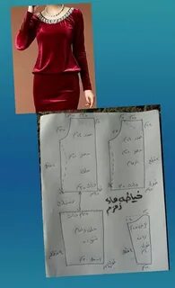 Платье из бархата выкройка