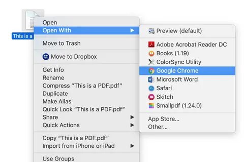 Open pdf