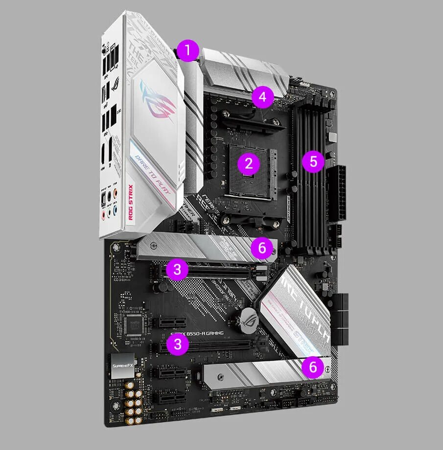 Asus rog strix b760 a gaming. ASUS ROG b550. B550 ROG Strix. Материнская плата ASUS ROG Strix b550. ASUS ROG Strix White материнская плата.