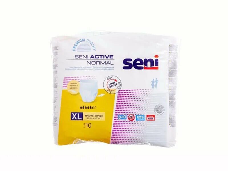 Seni Active normal 10 шт. Сени Актив трусы XL 10. Seni Active трусы впитывающие размер l n10. Трусы подгузники xl