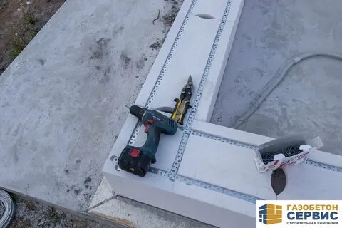 Штробим газобетон под арматуру