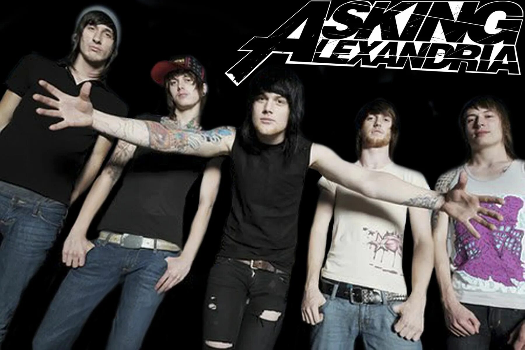 Expect asking. Asking Alexandria 2008. Группа asking Alexandria. Металкор 2008. Аскинг Александрия 2009.