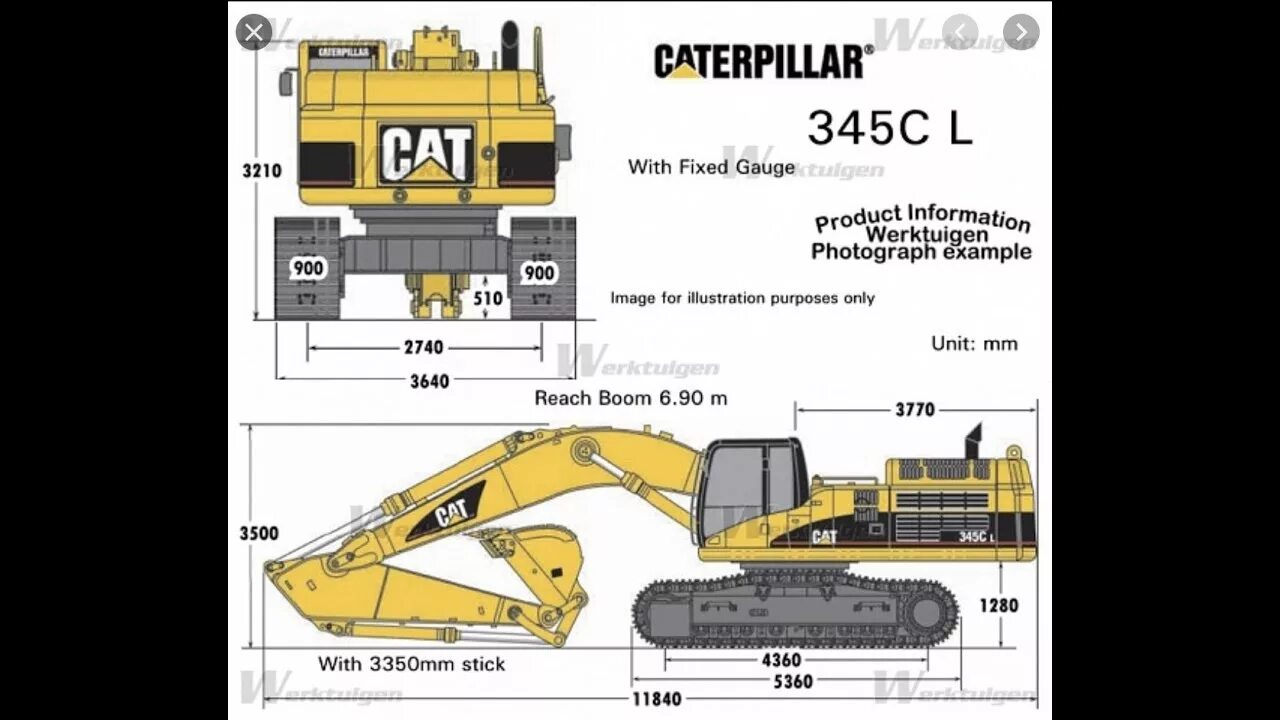 Характеристика кэт. Экскаватор Caterpillar 345gc. Экскаватор Катерпиллер 345. Экскаватор сат 345 габариты. Катерпиллер 345 чертеж.