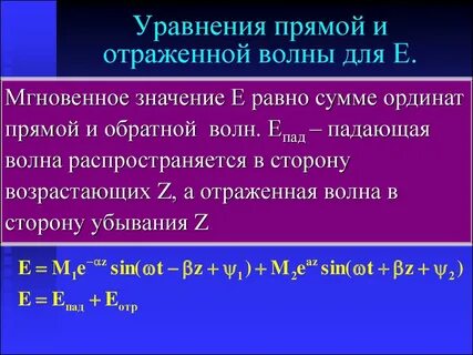 Падающая волна