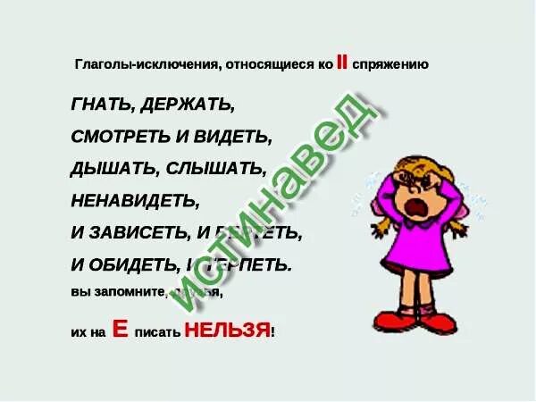 К 1 спряжению относятся глаголы. К 1 спряжению относятся глаголы