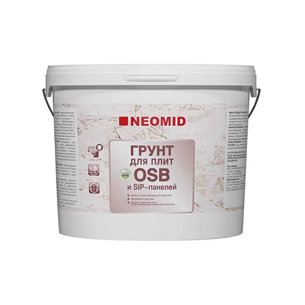 Фасадная краска грунт для плит osb neomid. Грунтовка для плит осб неомид-7. неомид краска грунт для осб. neomid краска для плит osb. грунт neomid для плит osb 14кг.