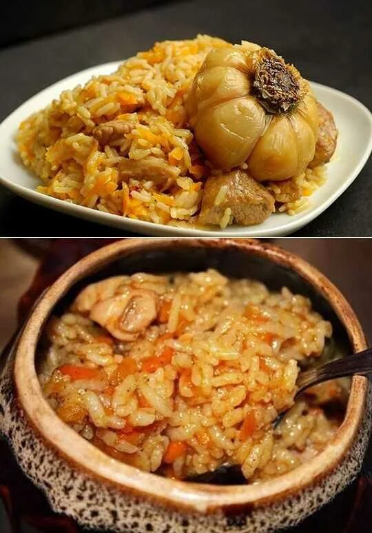 плов в горшочке. рис в горшочках в духовке с курицей. плов в горшочке в духовке с курицей. плов в горшочках в духовке с курицей. плов.