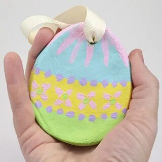 Пасхальное яйцо из соленого теста