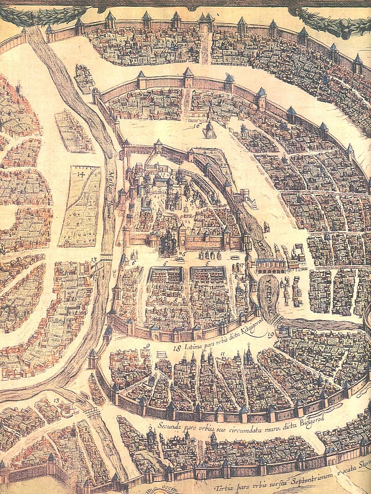 Белый город в москве век. План Москвы 15-16 века. Китай город 17 век план.