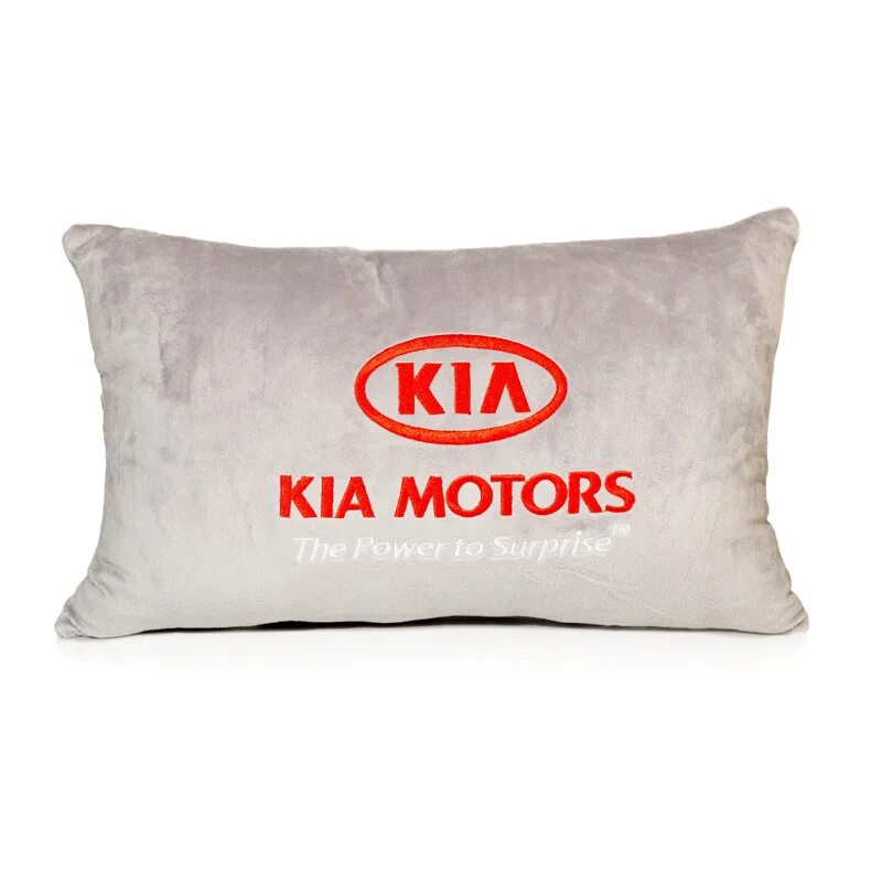 Подушки киа купить. Подушка Kia. Подушка в машину Киа. Декоративные подушки для автомобиля. Подушка декоративная Kia.