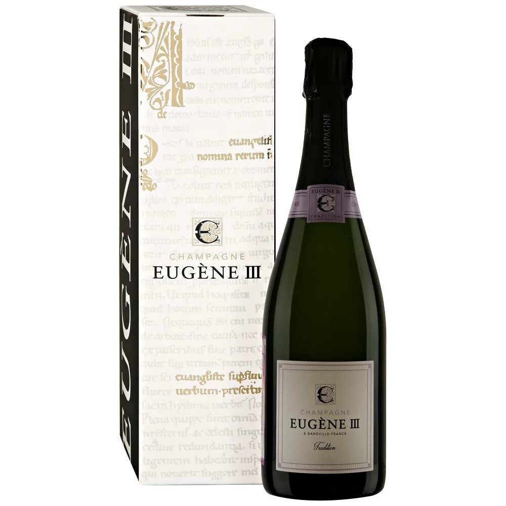 Брют новосибирск. Eugene iii champagne brut. eugene 3 шампанское. шампанское eugene lll брют. игристое вино eugene iii tradition brut.