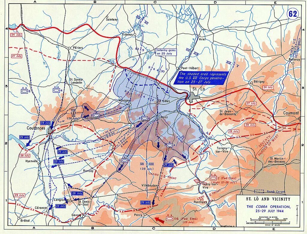 Операция Кобра 1944 карта. Фалезский котел 1944 карта. Карта сен-ЛО 1944. Июль 1944 операция