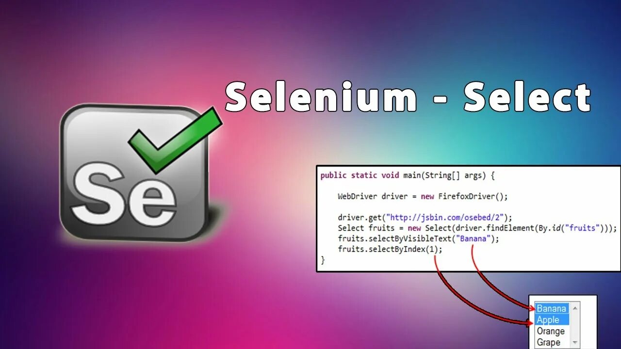 Selenium selectors. Селект бай. Select.