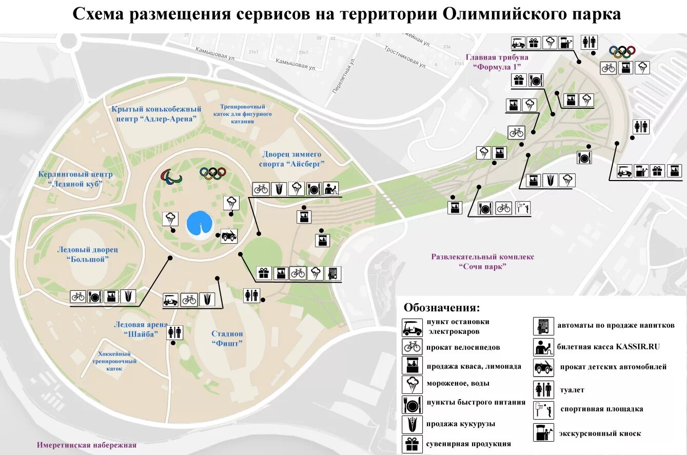 Олимпийский парк Сочи схема. Олимпийский парк Сочи карта схема объектов. Олимпийский парк Адлер схема. План схема олимпийского парка в Сочи.