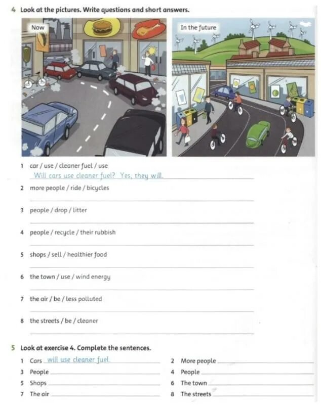 Write questions about the picture. Write questions and short answers. 2 write questions and short answers. look and write the questions and the answers. look at exercise 2 write questions and short answers.