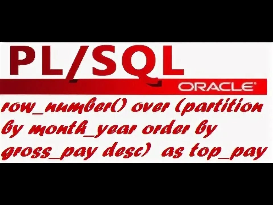 Pl sql in. Pl sql in