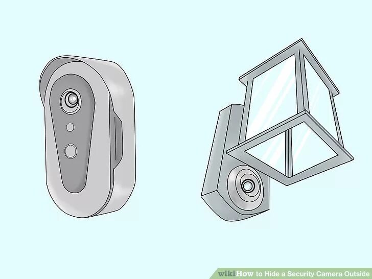 Маскировка уличной видеокамеры. Защита для камеры наружного наблюдения. Скрытый дверной звонок.