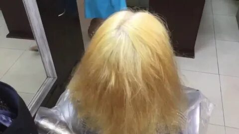 желтые волосы после окрашивания