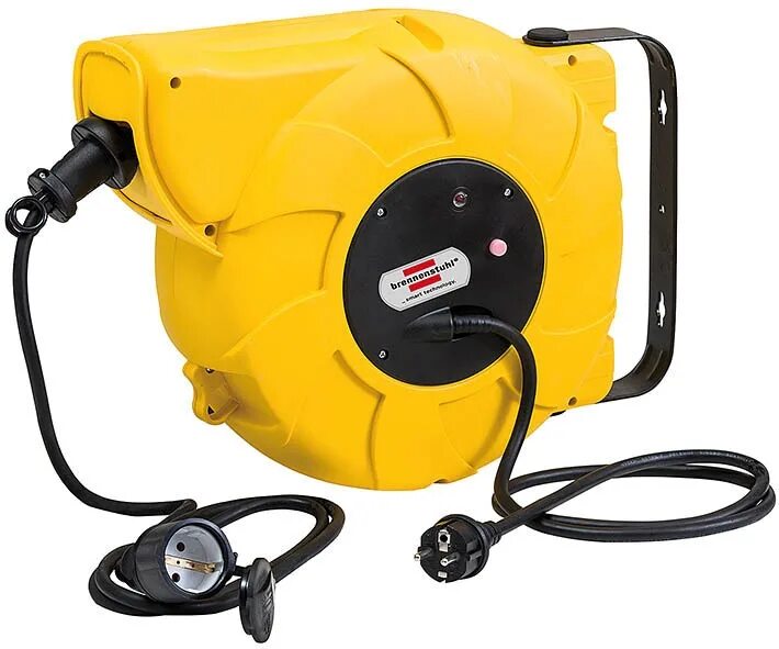 Автоматическая катушка Brennenstuhl Automatic Cable Reel, 16м+2м, ip44 (1241000300). Автоматический удлинитель на катушке Brennenstuhl (1. Автоматический удлинитель Brennenstuhl 16 м. Удлинитель самосматывающийся 50 м.