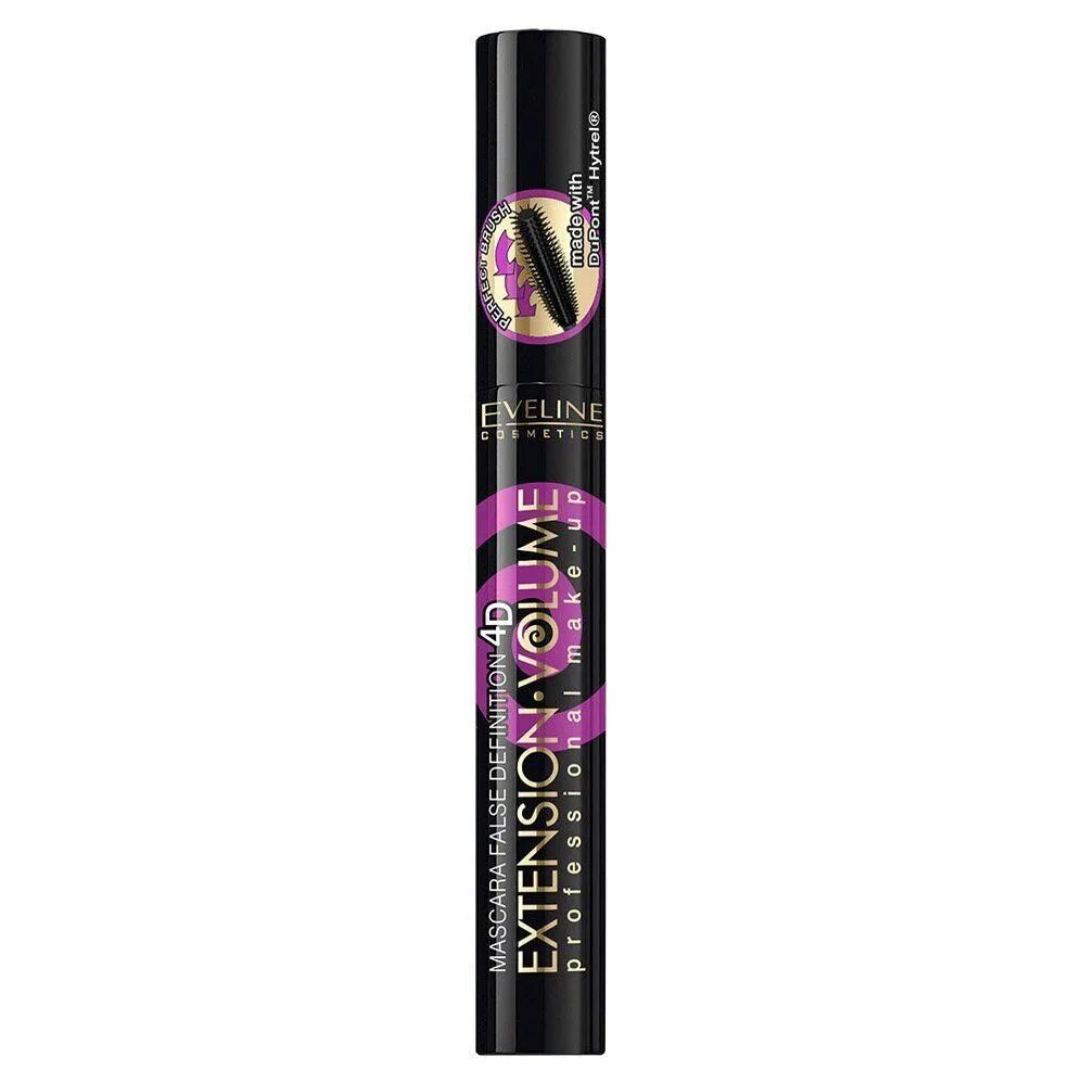 Тушь extension volume. Тушь Eveline Extension Volume. Тушь Eveline Extension Volume 4d. Eveline Cosmetics тушь для ресниц Extension Volume. Eveline Cosmetics тушь для ресниц Extension Volume Extra Volume & Carbon Black.