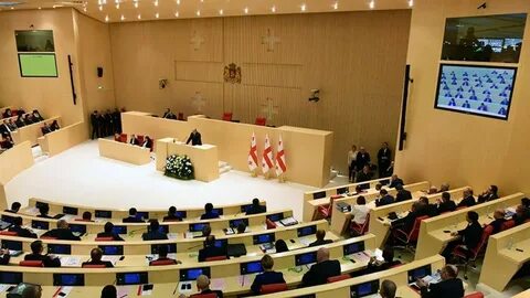 Заседание парламента грузии