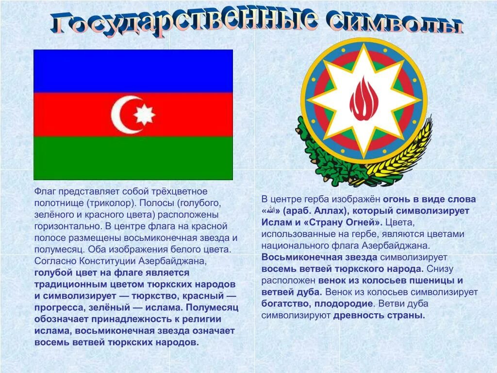 Сине красно зеленый флаг. Национальная символика Азербайджана. Государственные символы Азербайджана. Флаг азербайджанской Республики. Азербайджан флаг и герб.