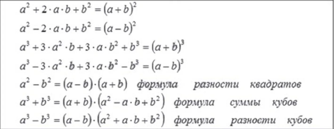 A2+b2 формула сокращенного умножения. A2 b2 формула сумма квадратов. A3+b3 формула сумма кубов. Куб разности формула сокращенного умножения. Ф б в квадрате