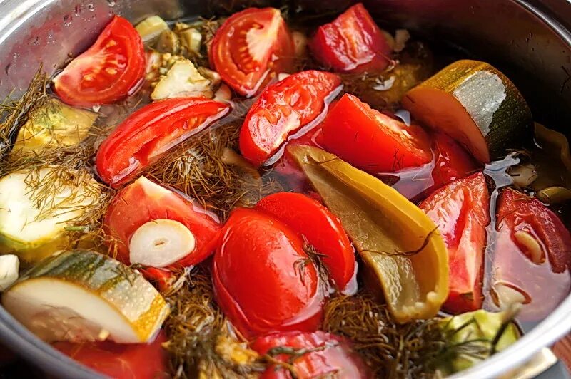 Маринад для овощей в духовке