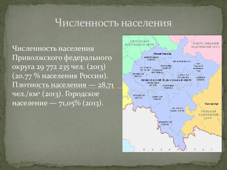 Приволжский федеральный округ население. Приволжский федеральный округ презентация. Плотность населения Приволжского федерального округа. Плотность и численность населения Приволжского федерального округа. Численность населения поволжского населения