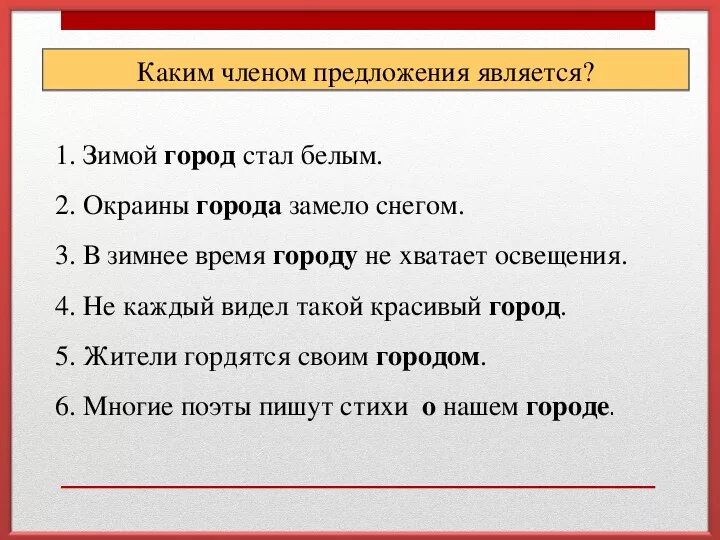 Каким членом предложения является слово книга